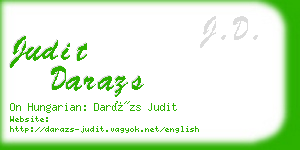 judit darazs business card